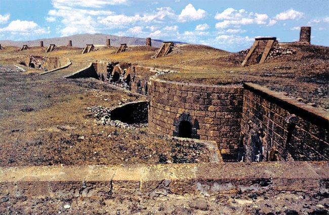 Erzurum’da Aziziye tabyalarından biri (Nusret Çam fotoğraf arşivi)