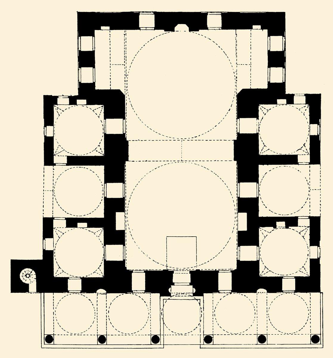 Gedik Ahmed Paşa Camii’nin planı