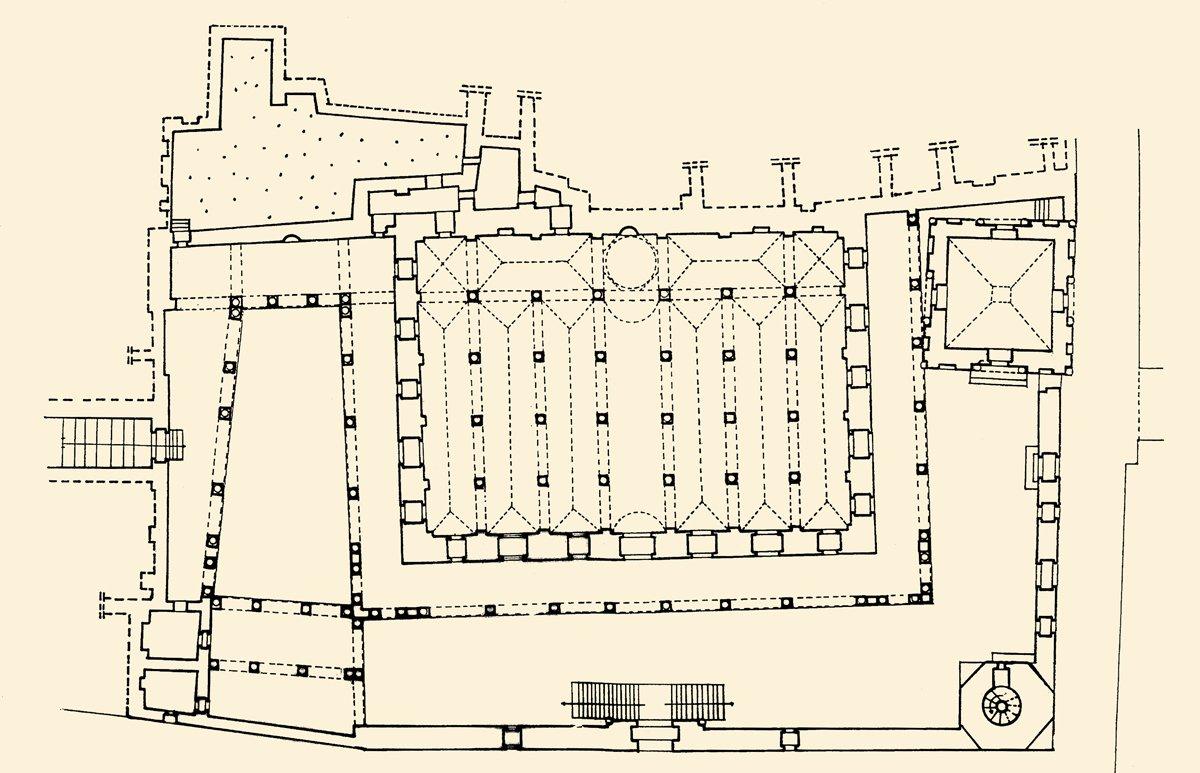 Hammûde Paşa Camii ve Türbesi’nin planı