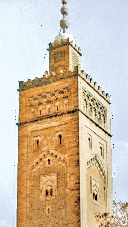 Sultan Muhammedü’l-hâmis Camii’nin minaresi – Dârülbeyzâ/Fas
