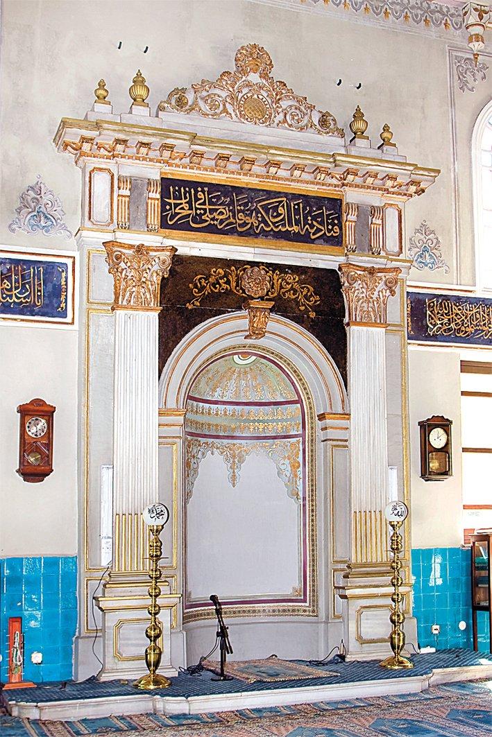 Teşvikiye Camii’nin mihrabı