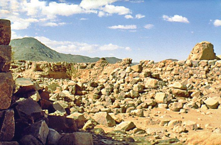 Eski Necran (Uhdûd) harabelerinden bir görünüş