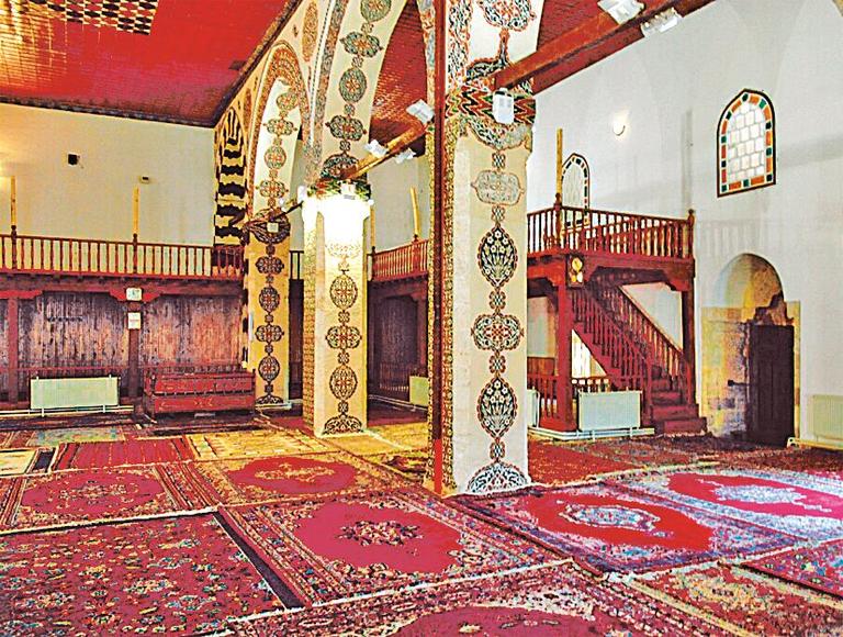 Tokat Ulucamii’nin harim kısmından bir görünüş