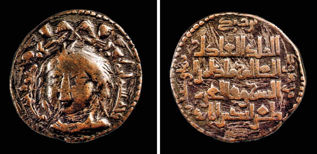 Musul Atabegi Mevdûd b. İmâdüddin Zengî adına 555 (1160) yılında kesilmiş bakır sikke
