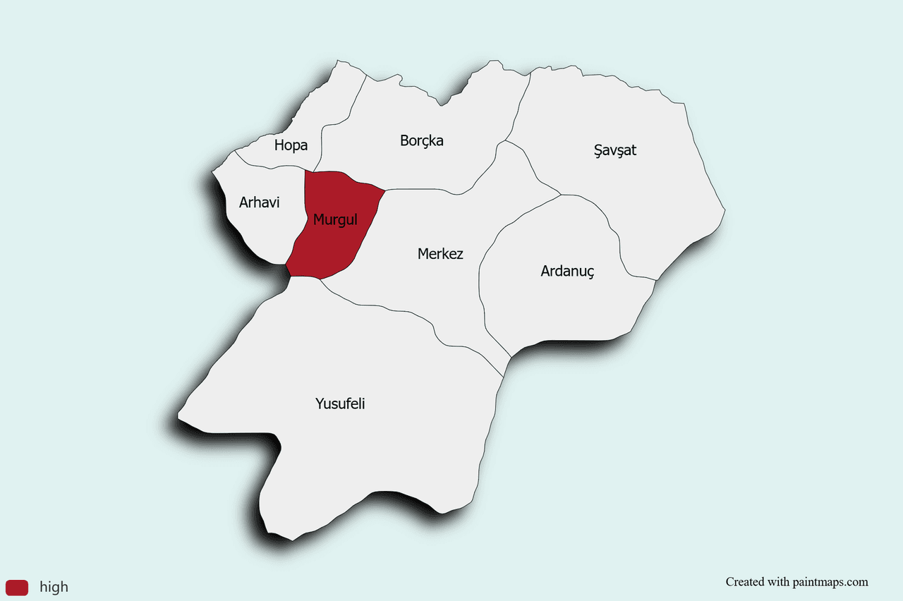 Artvin Map Chart (5).png