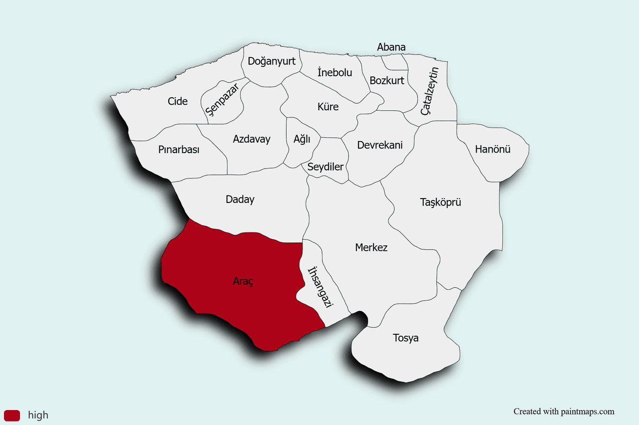 Kastamonu Map Chart (2).png