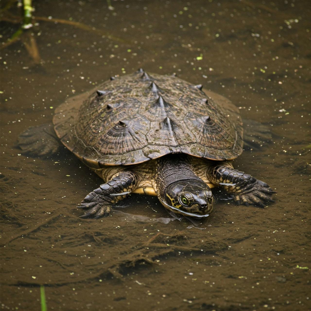 Matamata Kaplumbağası (Chelus Fimbriata)