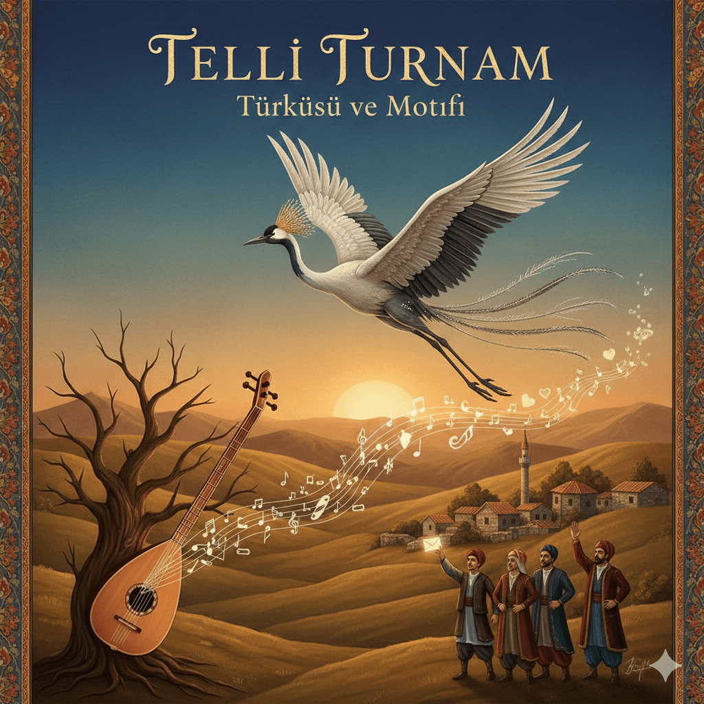 Telli Turnam Türküsü ve Türkülerdeki Turna Motifi