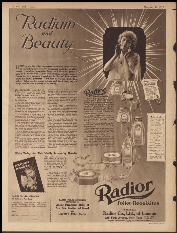 Radium and Beauty