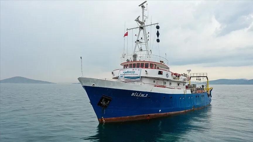 ODTÜ Bilim-2 araştırma gemisi, Marmara Denizi'nde bilimsel araştırmalar yürütüyor. - Anadolu Ajansı.