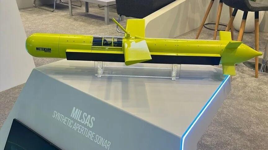 MİLSAS, deniz tabanını ve su altı hedeflerini yüksek çözünürlükte görüntülemeye yönelik yerli bir sonar sistemidir. - Anadolu Ajansı