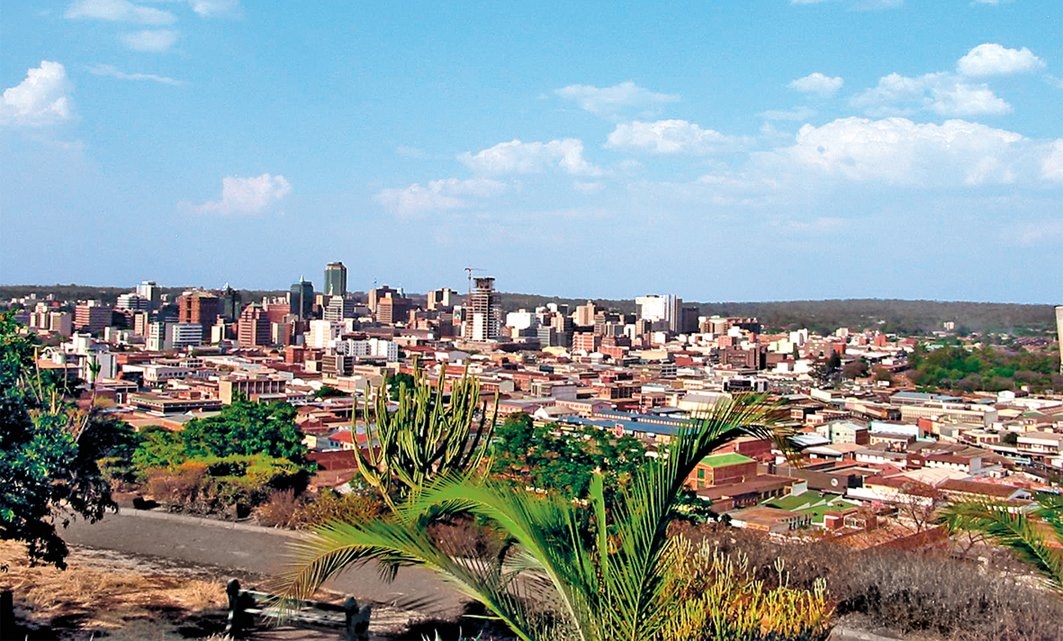 Zimbabve’nin başşehri Harare’den bir görünüş