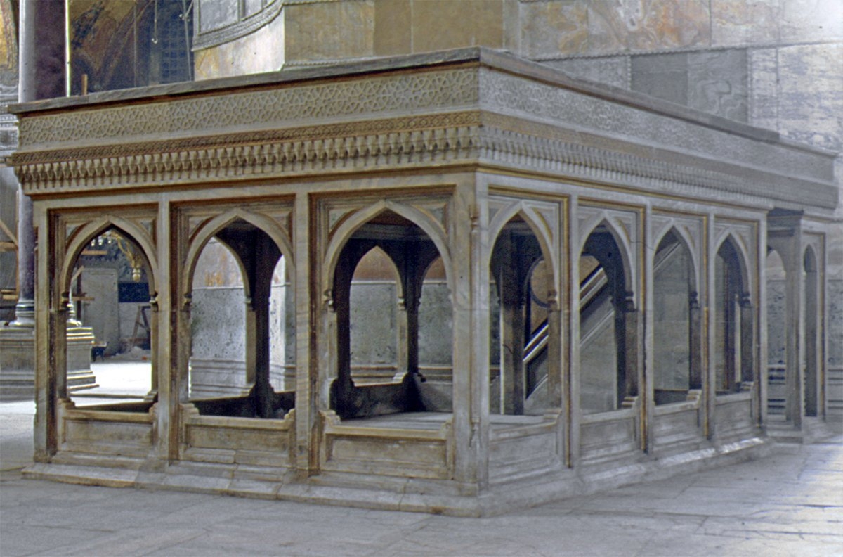 Ayasofya Camii’nin müezzin mahfili