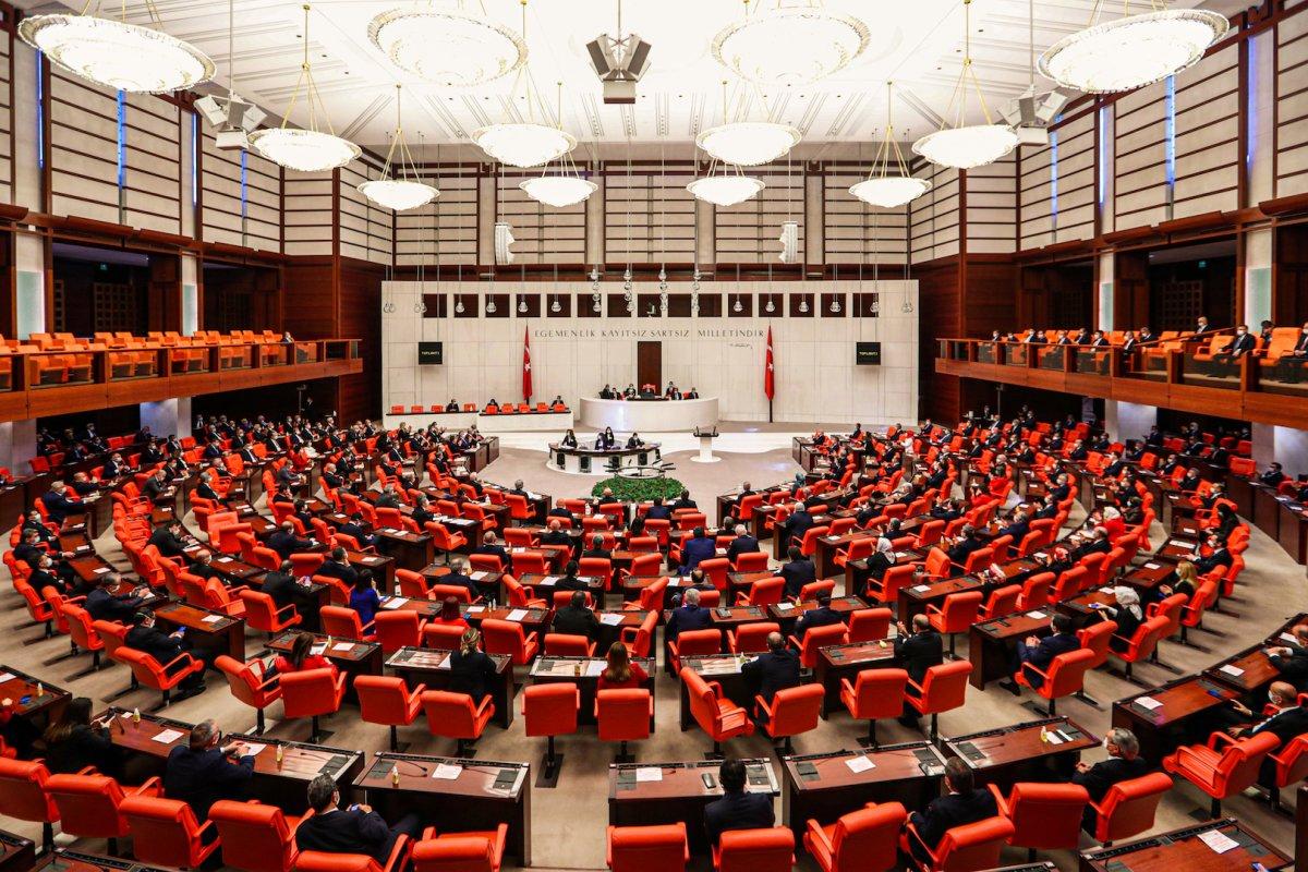 Türkiye Büyük Millet Meclisi’ningenel kurul salonundan bir görünüm(TBMM Arşivi)