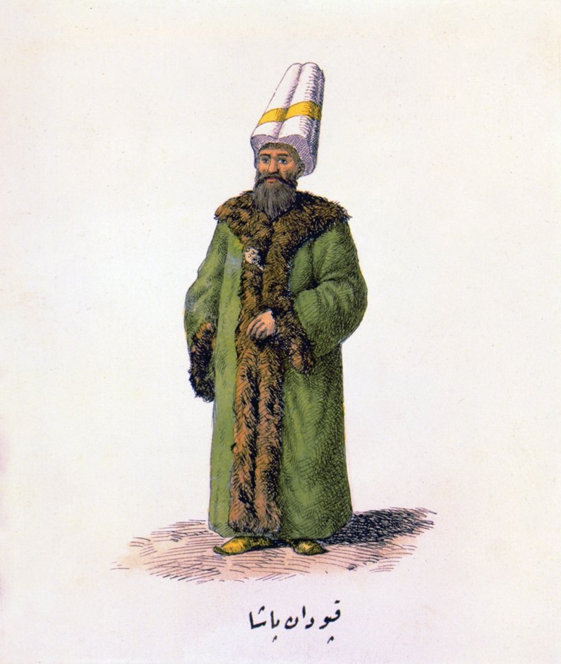 Kaptan paşa (Mahmud Şevket Paşa, Osmanlı Teşkilât ve Kıyâfet-i Askeriyyesi, İÜ Ktp., TY, nr. 9391)