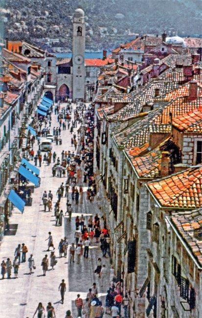 Dalmaçya’da Dubrovnik’ten bir görünüş – Hırvatistan