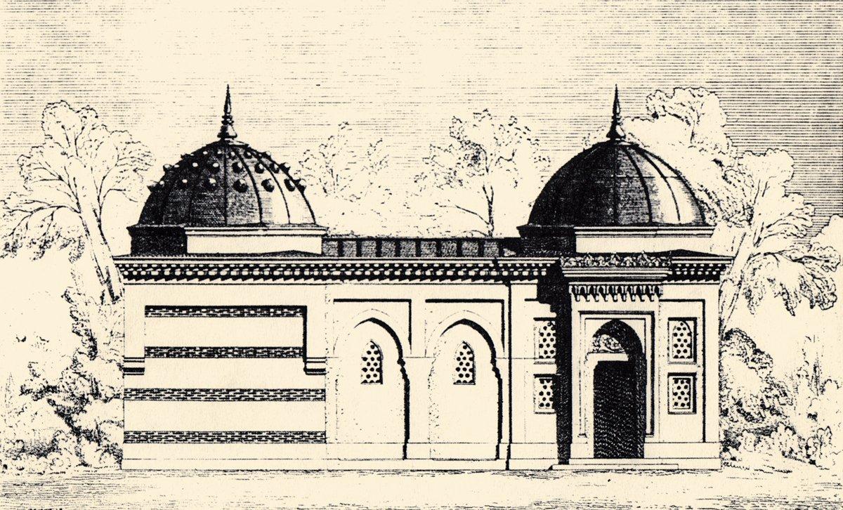 Parvilliée’nin “Türk hamamı” iddiasıyla çizdiği cephe çizimi (Çelik, s. 105)