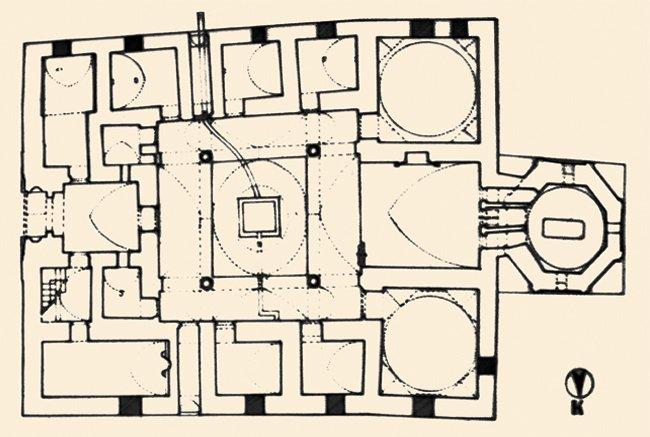 Ertokuş Külliyesi’nin planı