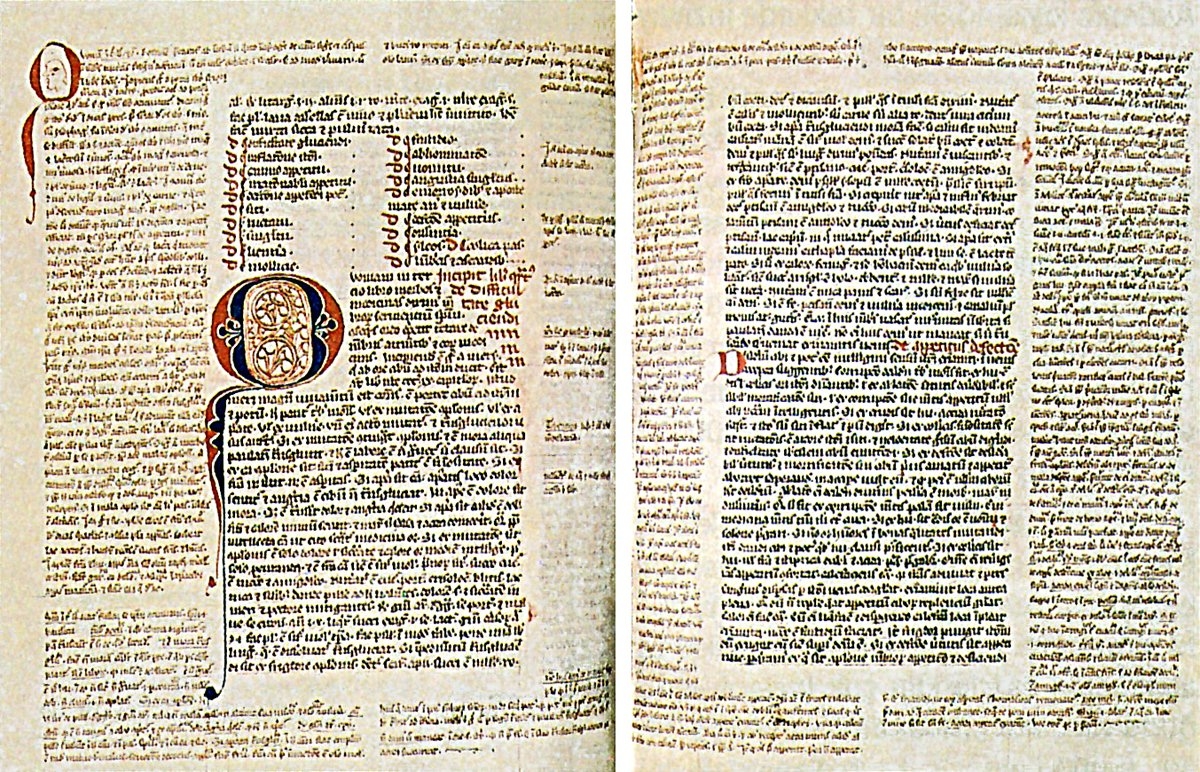 Ebû Ca‘fer İbnü’l-Cezzâr’ın Zâdü’l-müsâfir ve ḳūtü’l-ḥâżır adlı eserinin Afrikalı Konstantin tarafından Viaticum peregrinantis adıyla Latince’ye çevirisinden iki sayfa (B. Quaritch, Arabic Science and Medicine, London, ts., s. 34-35)