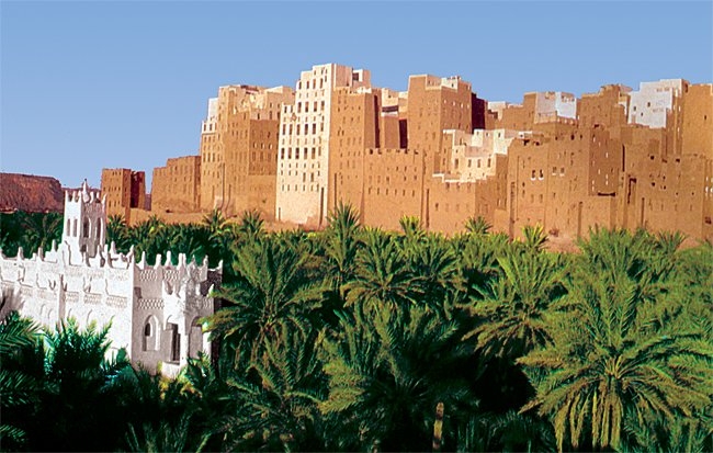 Geleneksel Hadramut evleri – Yemen