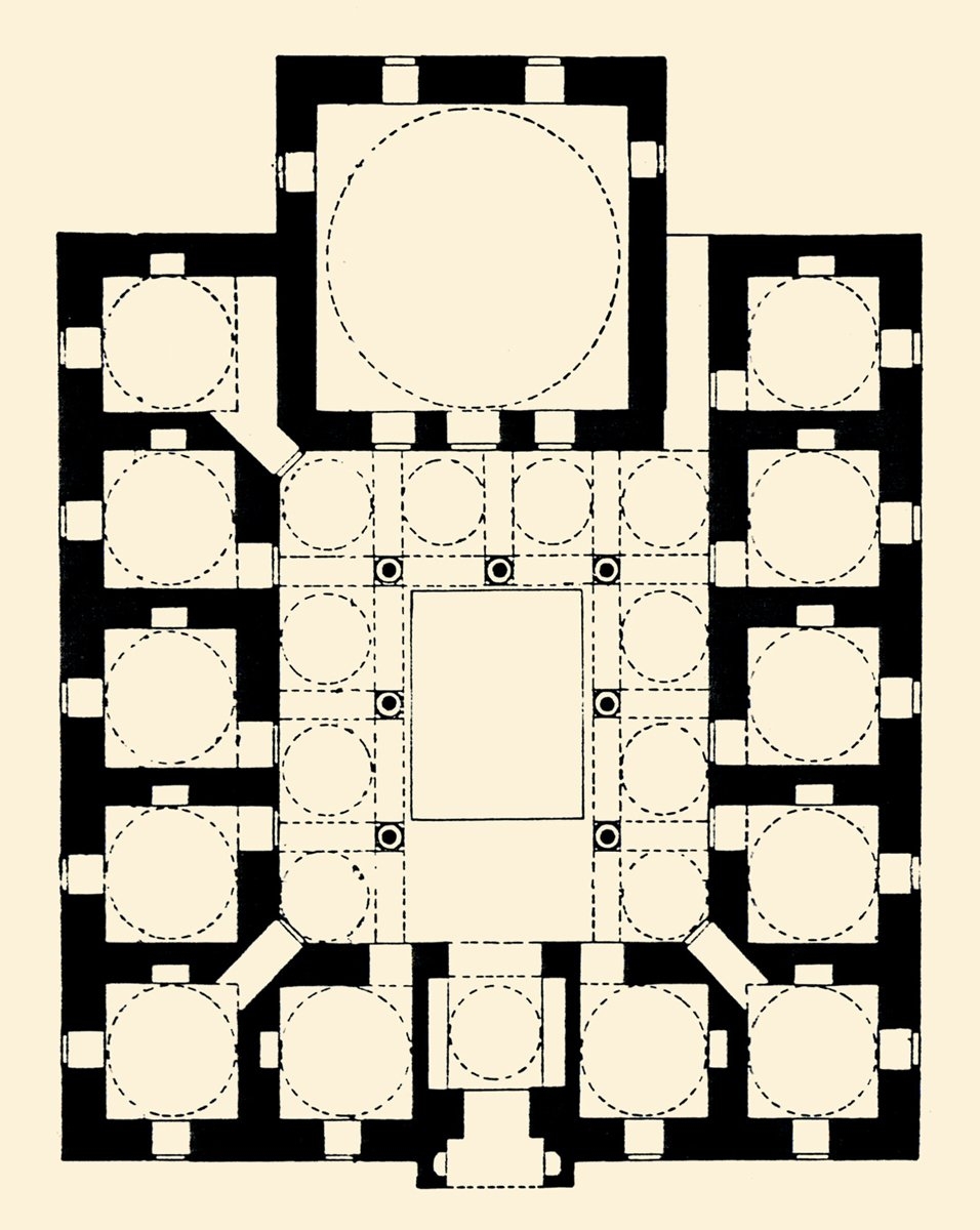 Gazi Hüsrev Bey Medresesi’nin planı