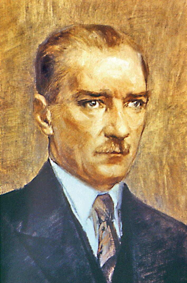Mustafa Kemal Atatürk’ün İbrahim Çallı tarafından yapılan yağlı boya bir tablosu