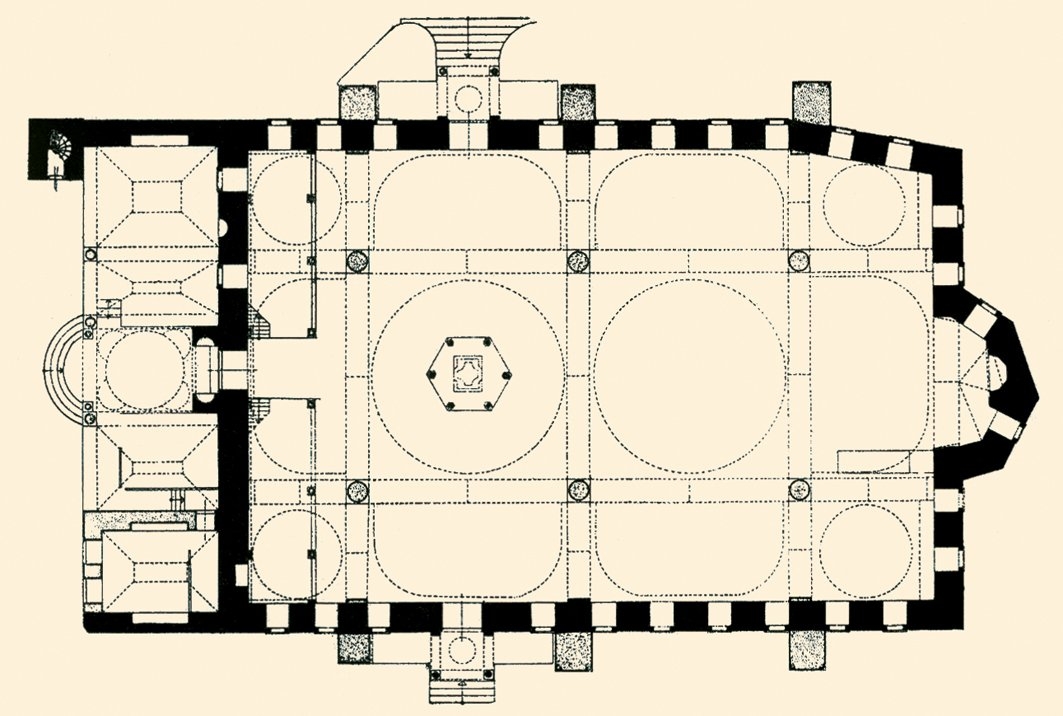 Kütahya Ulucamii’nin planı