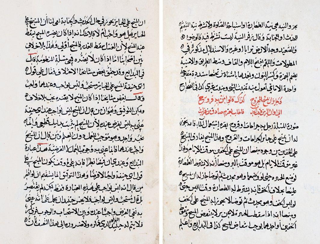 Necmeddin et-Tarsûsî’nin ed-Dürretü’s-seniyye adlı eserinin ilk iki sayfası (Beyazıt Devlet Ktp., Veliyyüddin Efendi, nr. 1168)