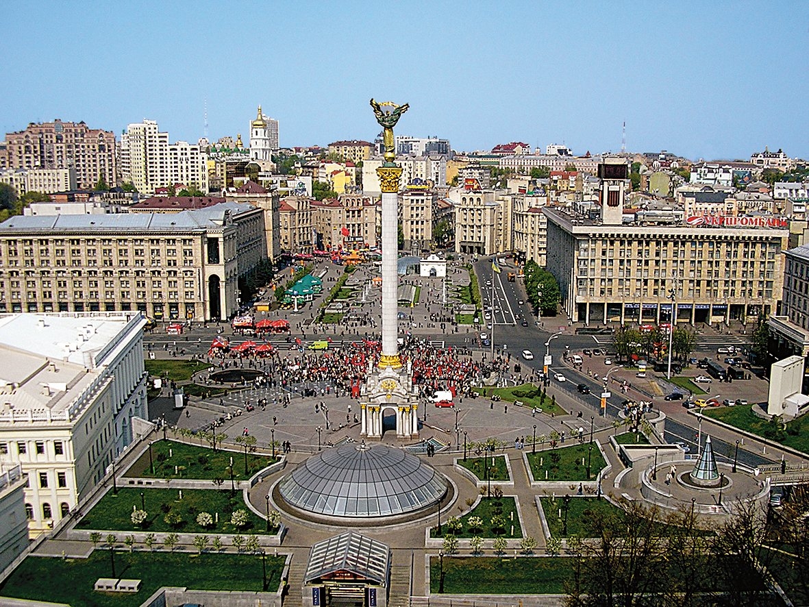 Ukrayna’nın başşehri Kiev’den bir görünüş