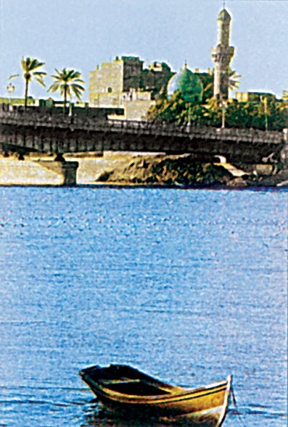 Dicle nehri ve Bağdat’tan bir görünüş