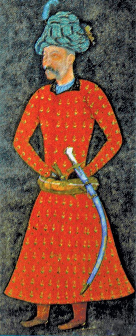 I. Abbas’ın bir minyatürü (F. Robinson, Atlas of the Islamic World, Oxford 1982, s. 46)