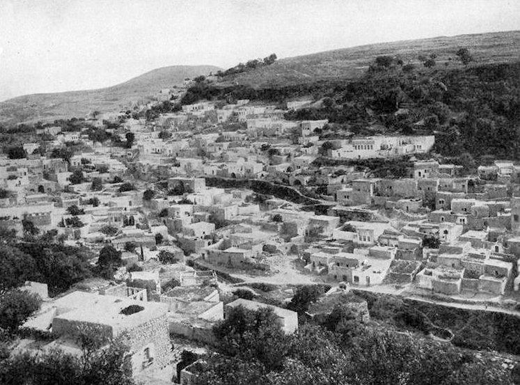 1908 yılında Safed’de bir müslüman mahallesi