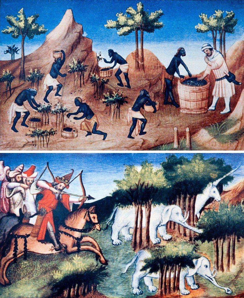 Marco Polo’nun seyahatnâmesindeki tasvirlerden iki örnek