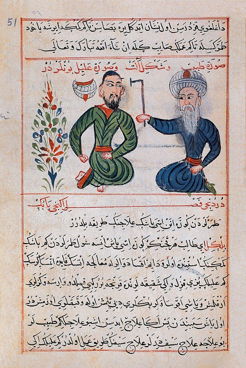 Cerrâhiyye-i İlhâniyye ’den minyatürlü bir sayfa (Millet Ktp., Ali Emîrî Efendi, nr. 79, vr. 51a)