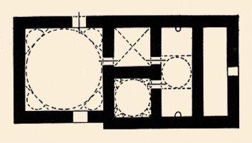 Elvan Çelebi Zâviyesi’nin Hamamı’nın plan-krokisi
