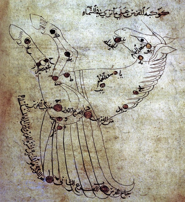 Kitâbü Ṣuveri’l-kevâkibi’s̱-s̱âbite’den bir diğer çizim (Süleymaniye Ktp., Fâtih, nr. 3422, vr. 169a)