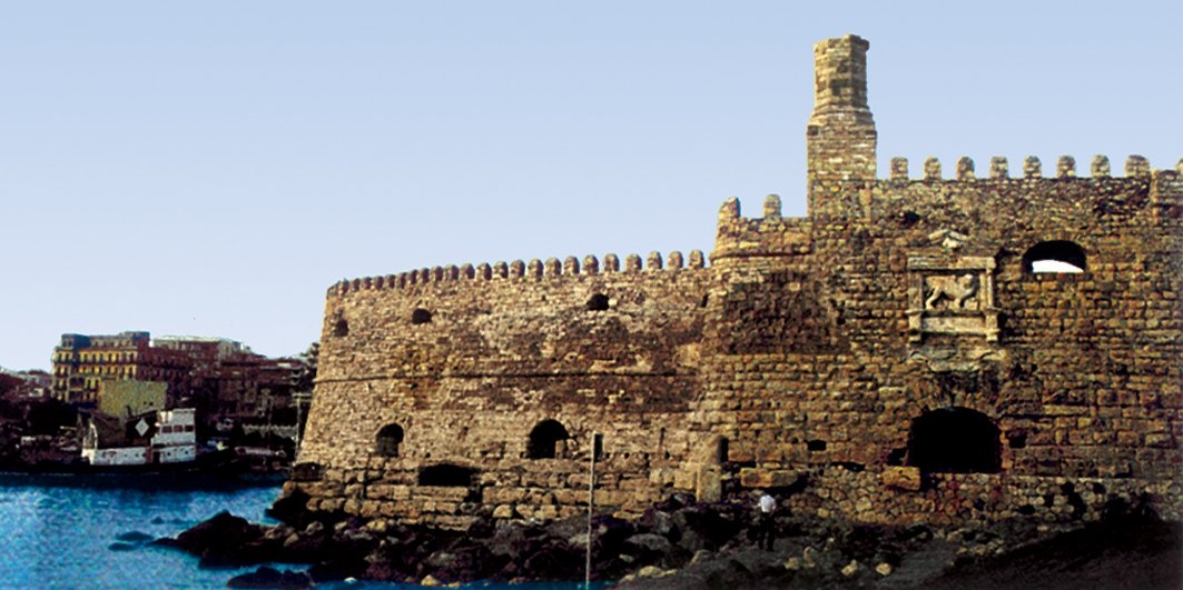 Kandiye (Heraklion) surlarından bir görünüş – Girit