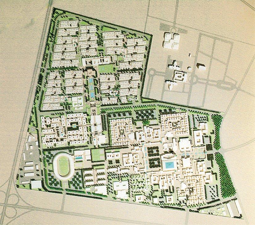 Medine Üniversitesi’nin yerleşim planı