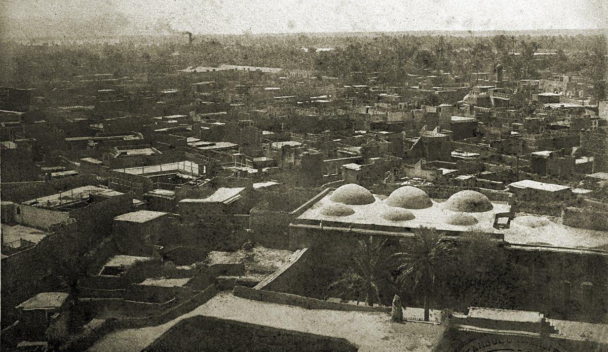 XIX. yüzyıl sonunda Bağdat’tan bir görünüş (İÜ Ktp., Albüm, nr. 90437)