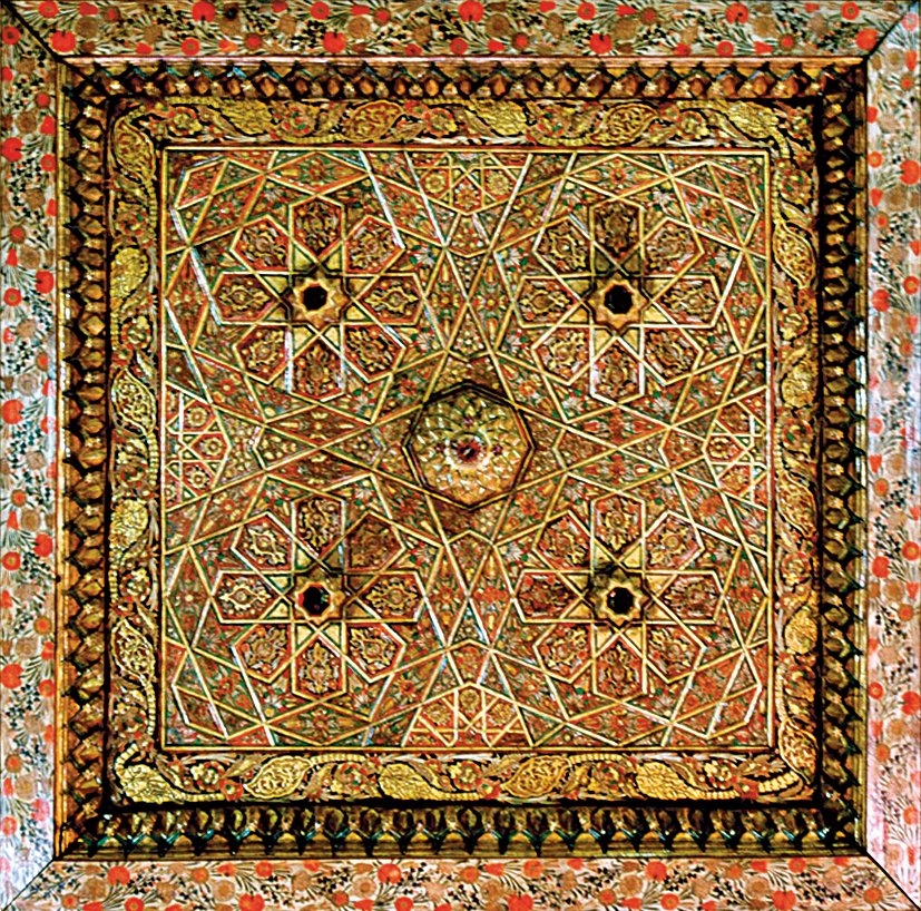 Tokat Ulucamii’nin tavanından bir süsleme örneği