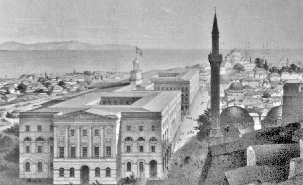 Tanzimat döneminde dârülfünun olarak inşa edilen, daha çok Maliye Nezâreti, Mebusan ve Âyan meclisleri olarak kullanılan ve 1933’te yanan binanın mimarı Fossati tarafından yapılan gravürü