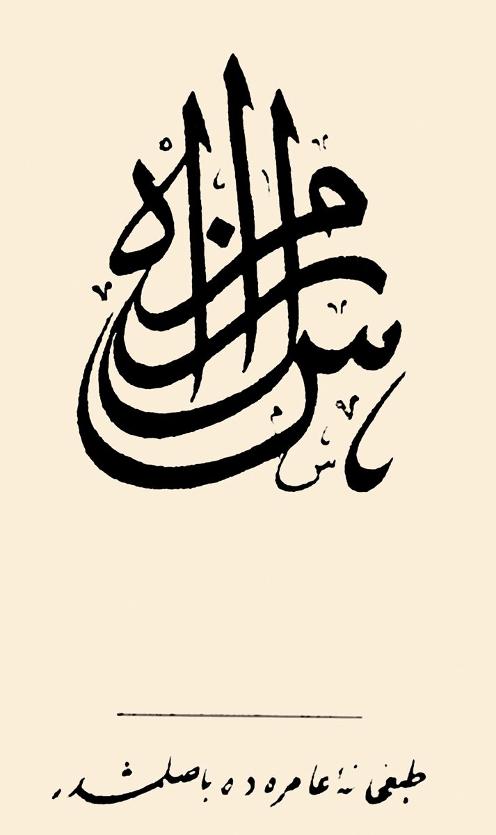 Osmanlı Devleti’nin Ahmed Vefik Paşa eli ile ortaya konulan ilk salnâmesinin kapağı