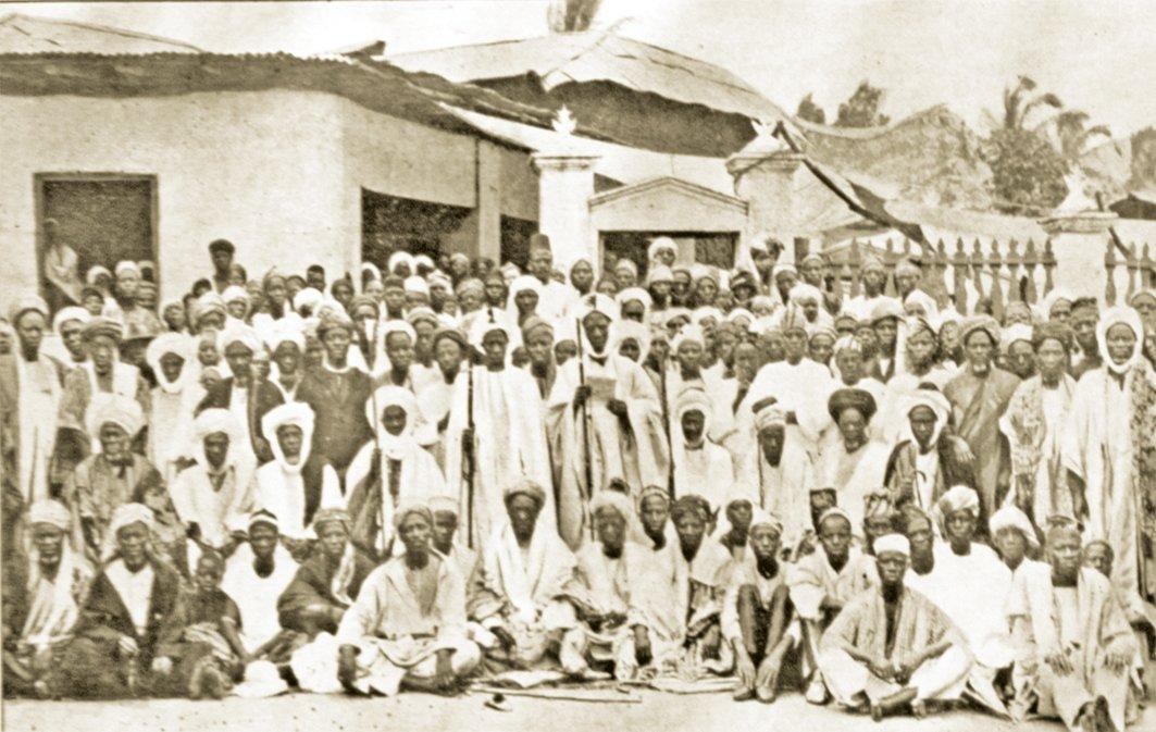 XX. yüzyıl başlarında Porto Novo (Benin) müslümanlarından bir grup