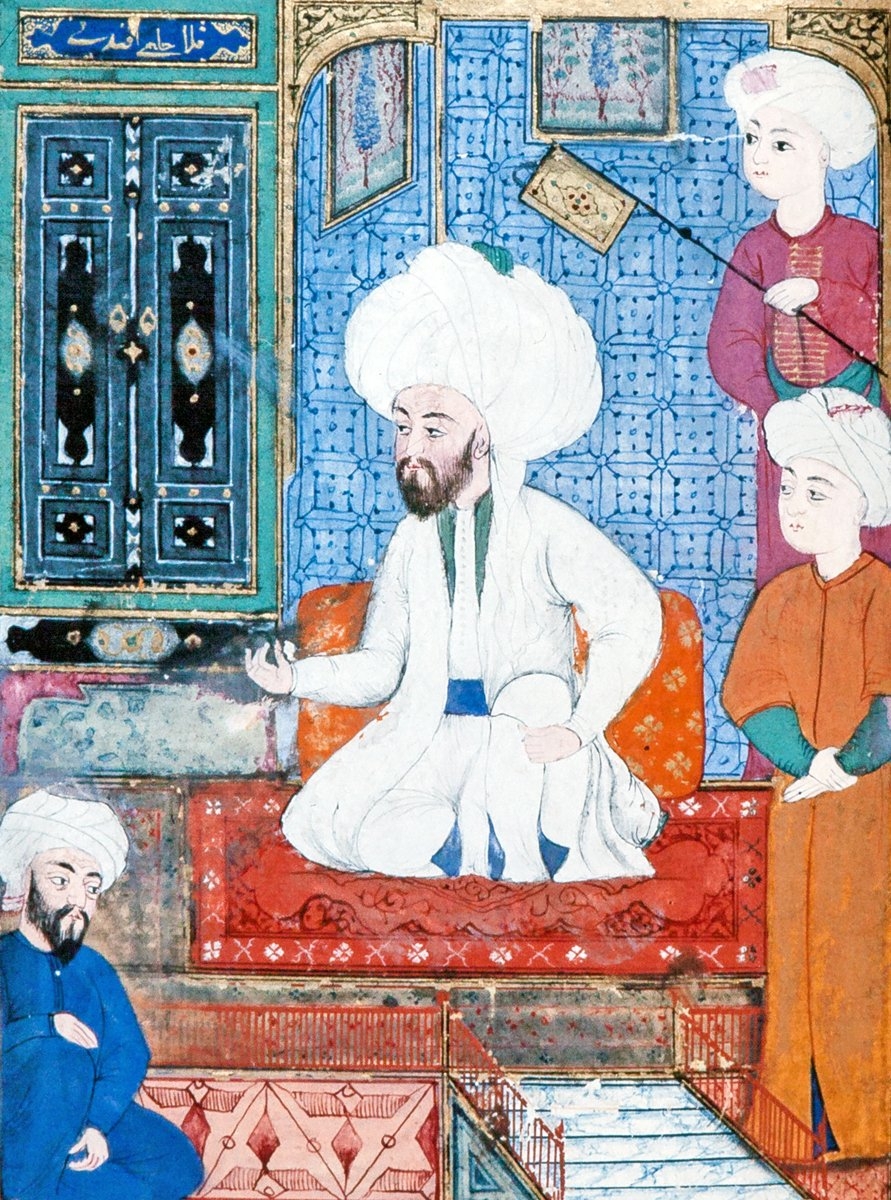 Divan şairlerinden Usûlî’nin meclisini gösteren bir minyatür (Âşık Çelebi, Tezkire, Millet Ktp., Ali Emîrî, Tarih, nr. 772, vr. 113a)