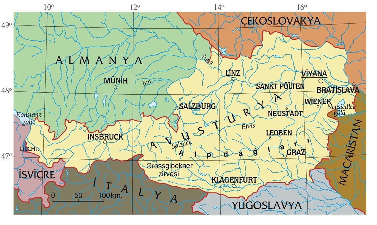Avusturya’nın siyasî haritası