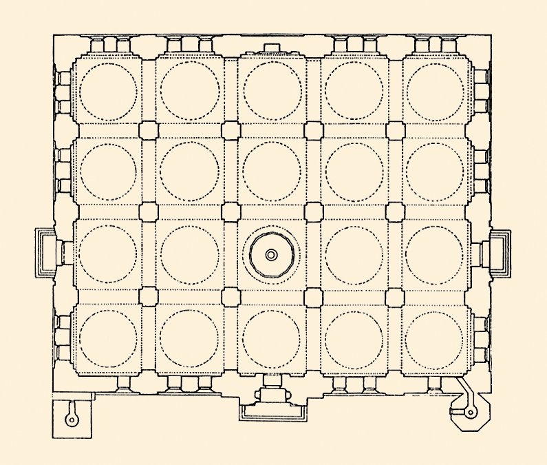 Bursa Ulucamii’nin planı