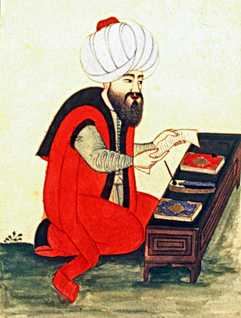 Kazasker (Costumes turcs de la cour et de la villes de Constantinople en 1720, Paris Bibliothèque Nationale, Ms. Turc, nr. 34239)
