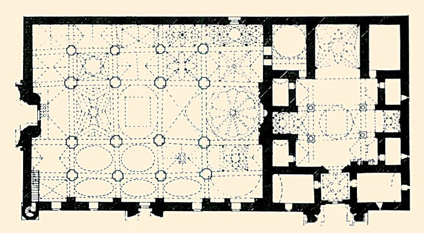 Divriği Ulucamii ve Şifâhânesi’nin planı