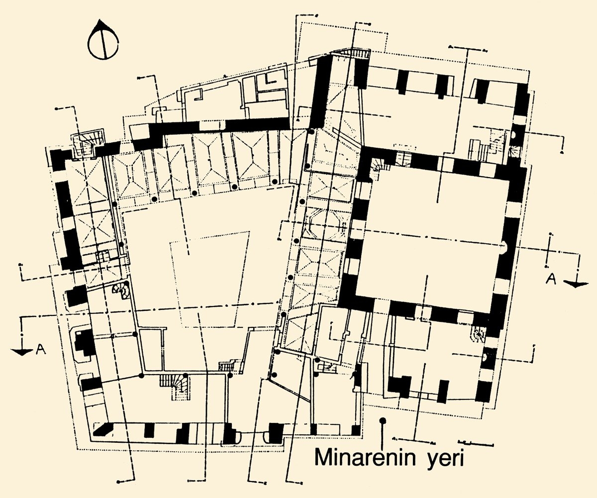 Hamza Bey Camii’nin planı