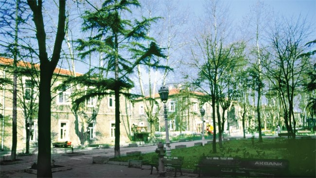 Okmeydanı’ndaki Dârülaceze’nin bazı binalarının dıştan görünüşü – Şişli/İstanbul